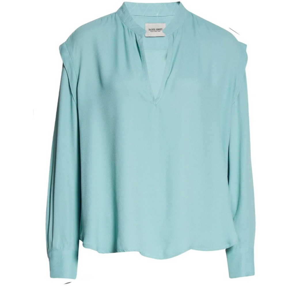Rachel Comey Veracity long sleeve Top Aqua
